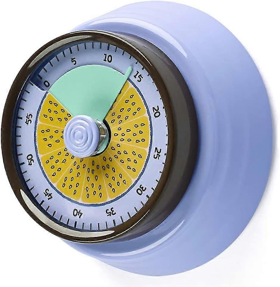 Kitchen Manual Egg Timer, Visual Magnetic Timer For Kids, No Battery Mechanical Countdown Loud Alarm