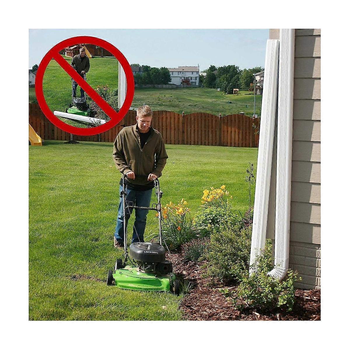 2PCS Gutter Extension Hinge Also Includes Screws Easy DIY Installation on Any Size Rectangle or Squ