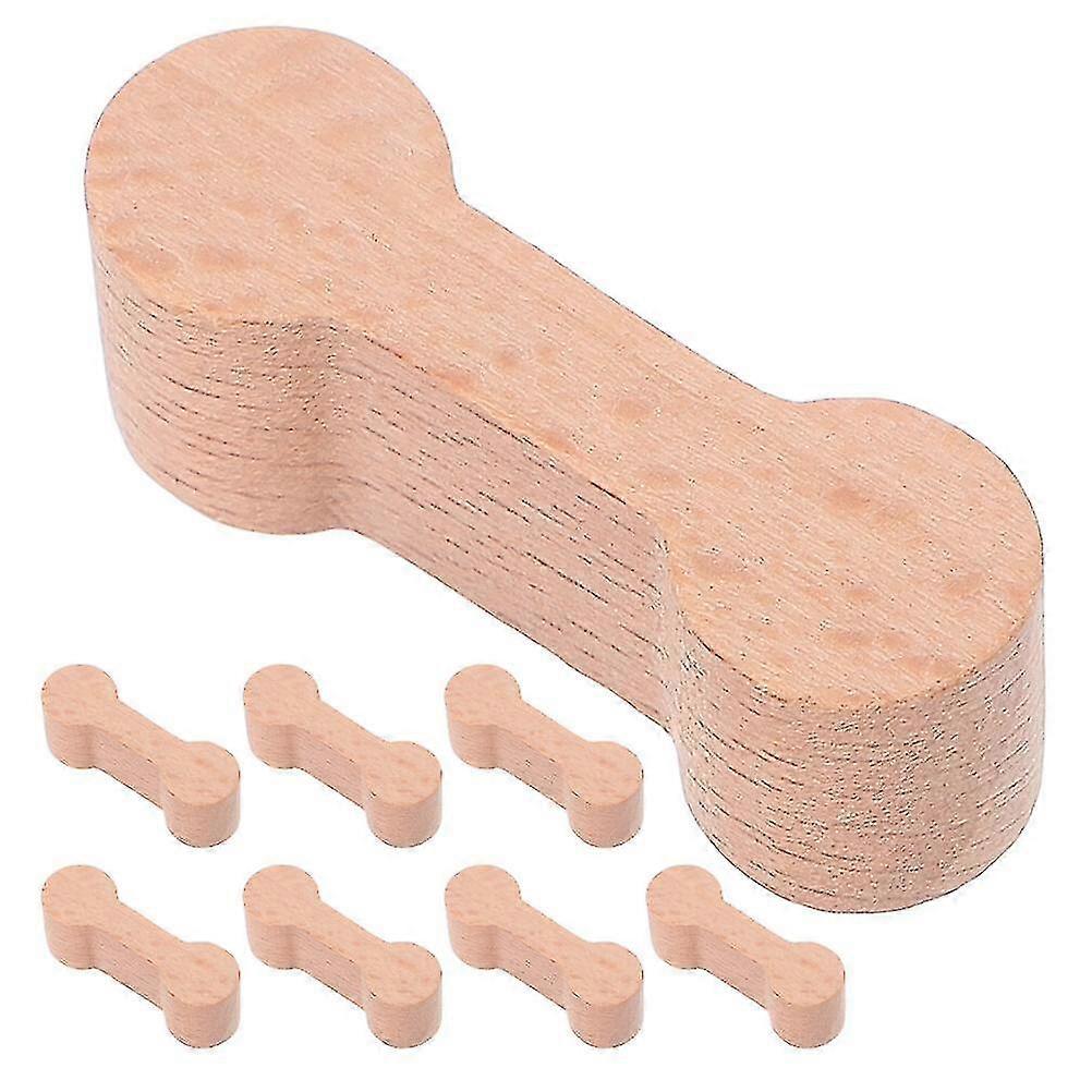 8st Track Connector Pack Tillbehör Trä Tåg Spår Adapter Anslutningsstycken