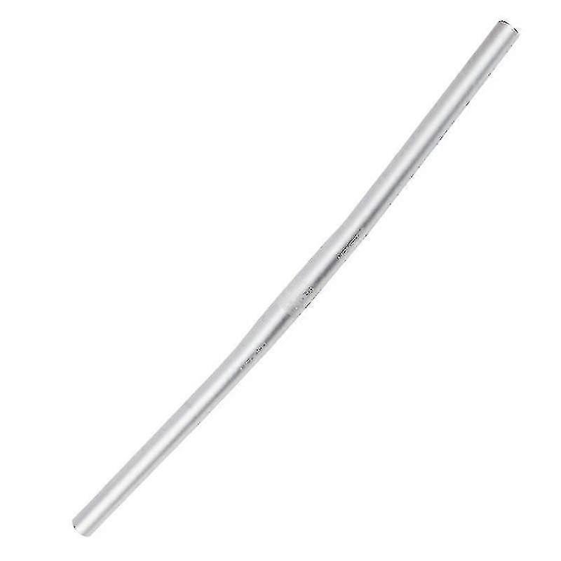 Monster 25.4x580mm ποδήλατο κράματος αλουμινίου ποδήλατο εξαιρετικά ίσιο τιμόνι - ασημί