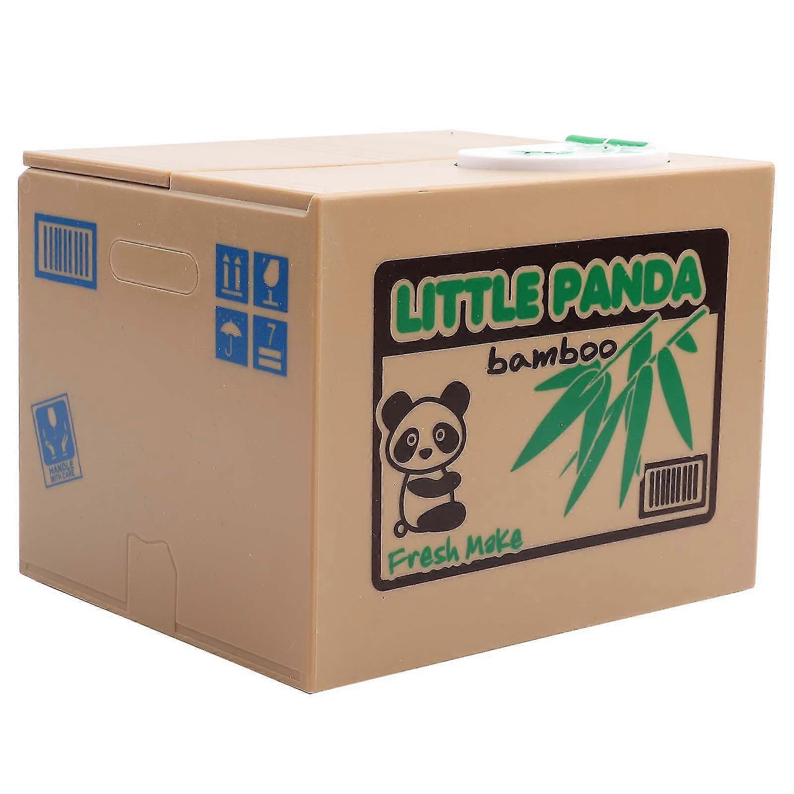 Automatic Stealing Coins Panda Money Box Coin Bank Cents Saving Box