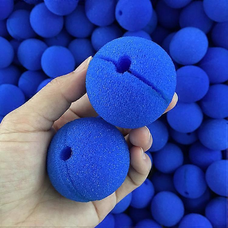 50個のバルクスポンジピエロコスチューム鼻クリエイティブピエロ鼻スポンジピエロ鼻ブルーピエロ鼻