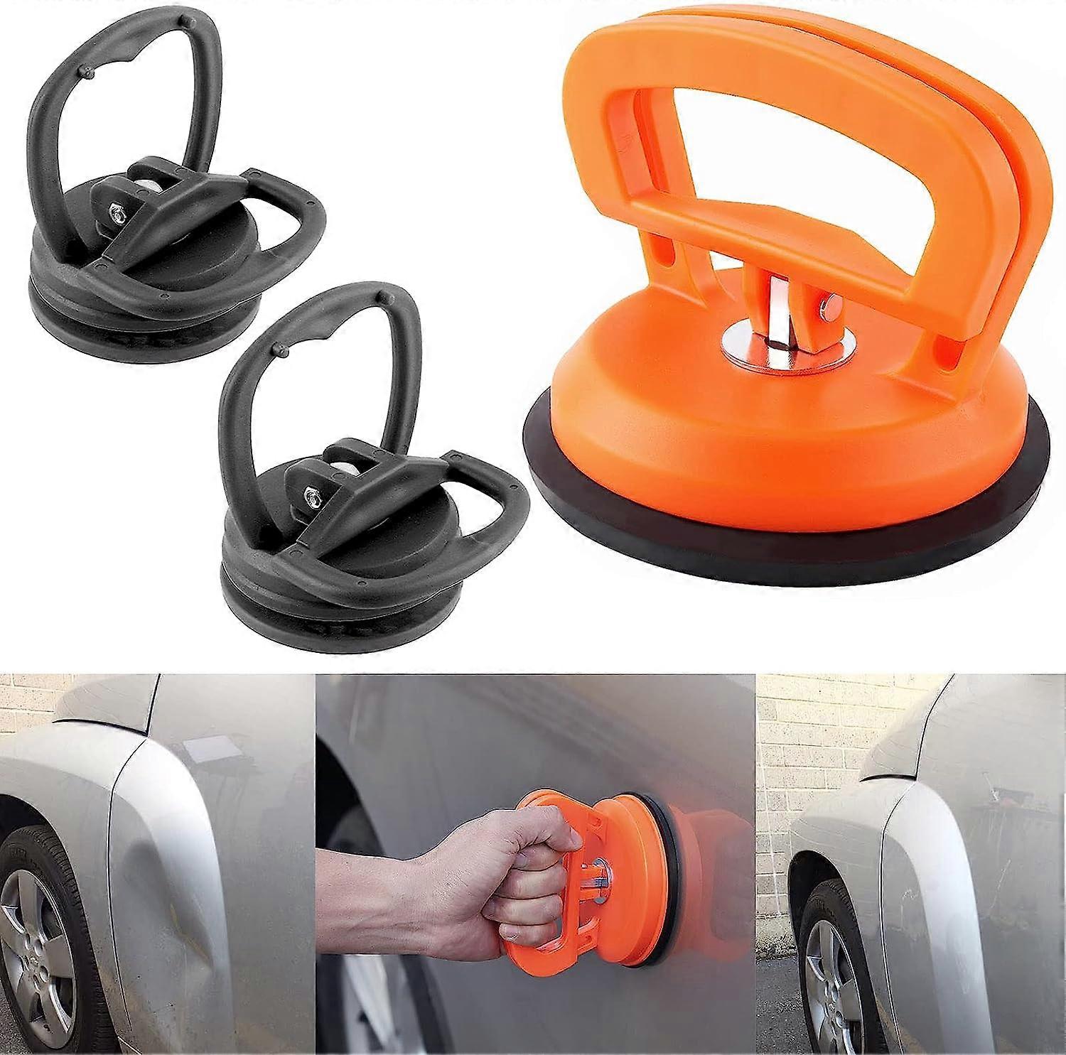 3 Piece Car Dent Puller Kit - Paintless Dent Repair for Car Dent Repair - Suction Cup Squeegee for Glass, Tile, Mirror Lift and Moving Objects