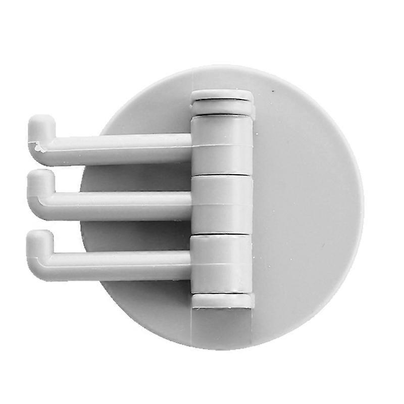 Keittiön itseliimautuva seinäkiinnityskoukku monitoiminen pyörivä 3 säilytysripustin uusi