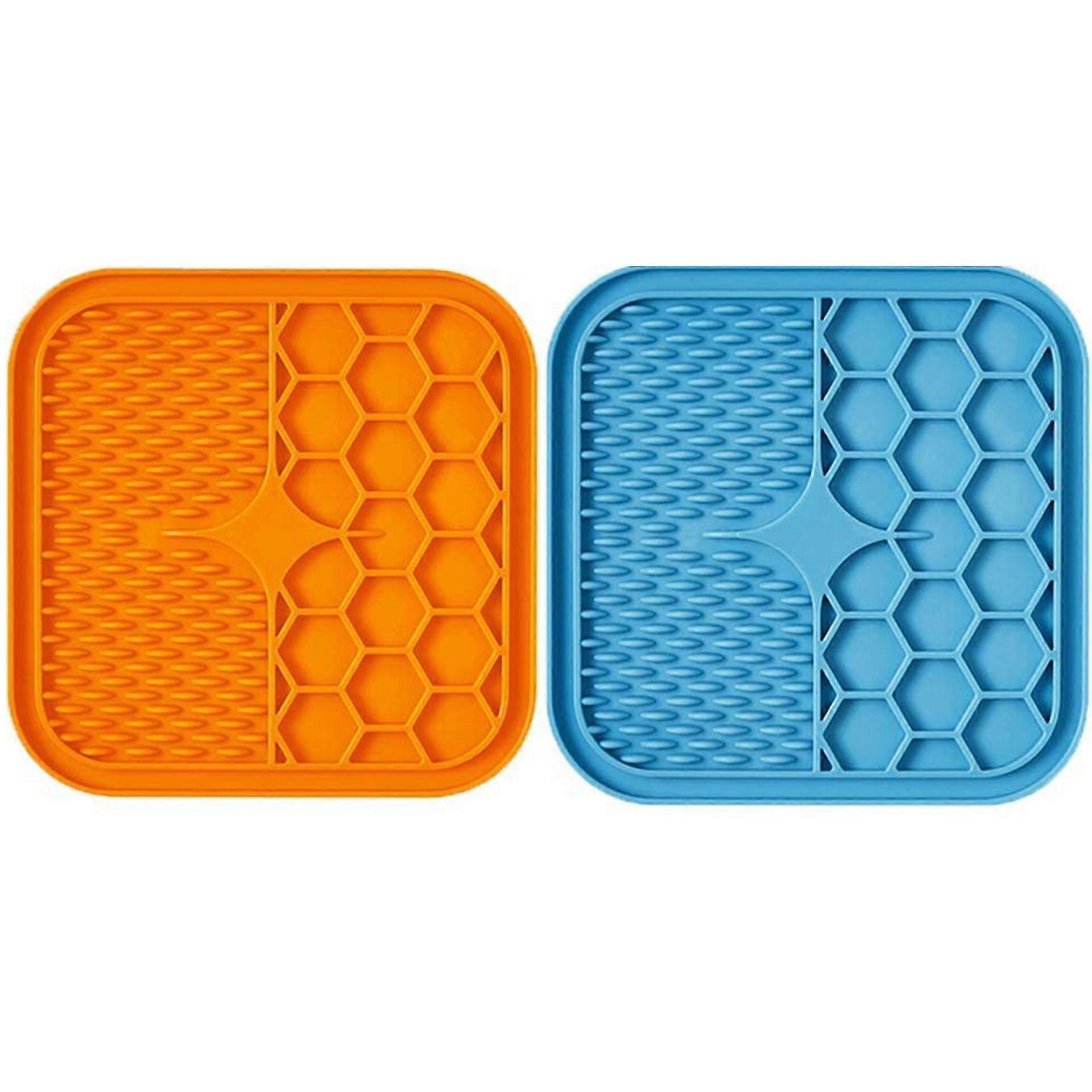 Slikkemåtter til kæledyr, langsom feeder behandler kedsomhed og angstlindring