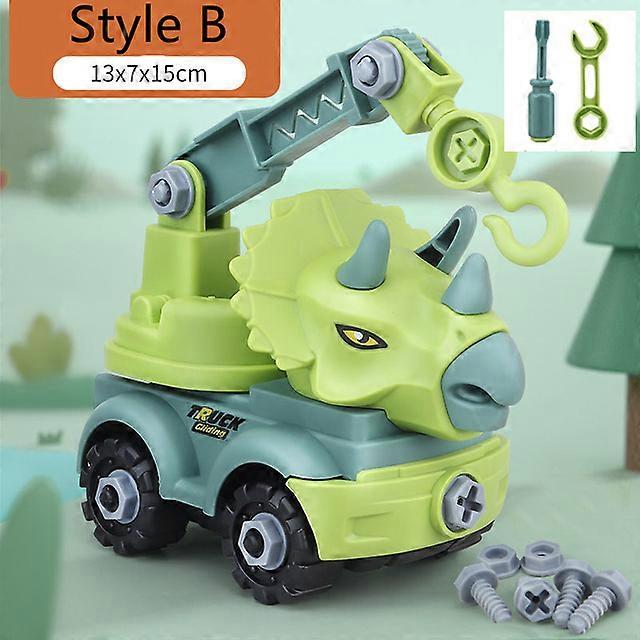 子供の建設玩具恐竜prot自動車掘削機ダンプトラック、教育DIY車のおもちゃ子供の車のおもちゃ