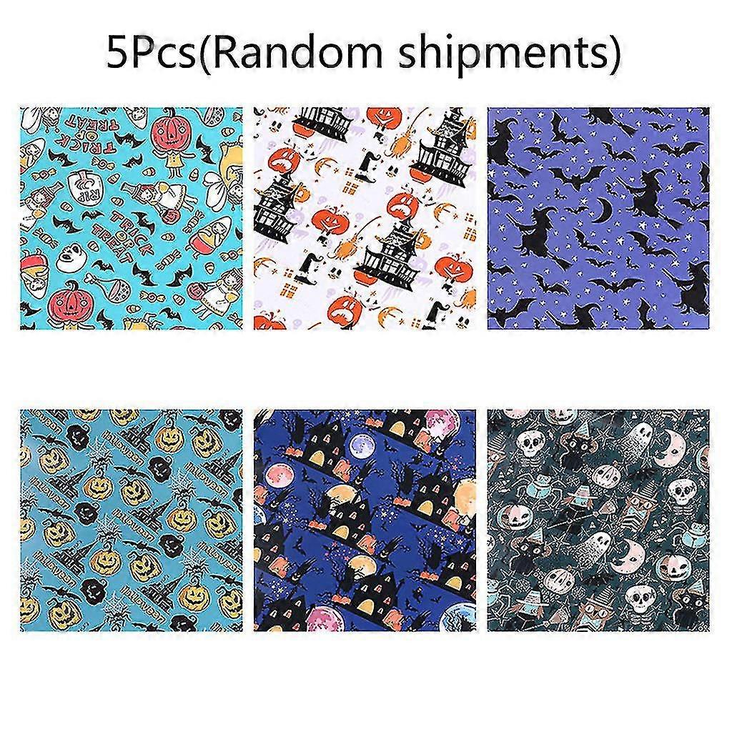 5 Sheets Wrap Pattern Present Bag Pack Wrap Rat Bouquet