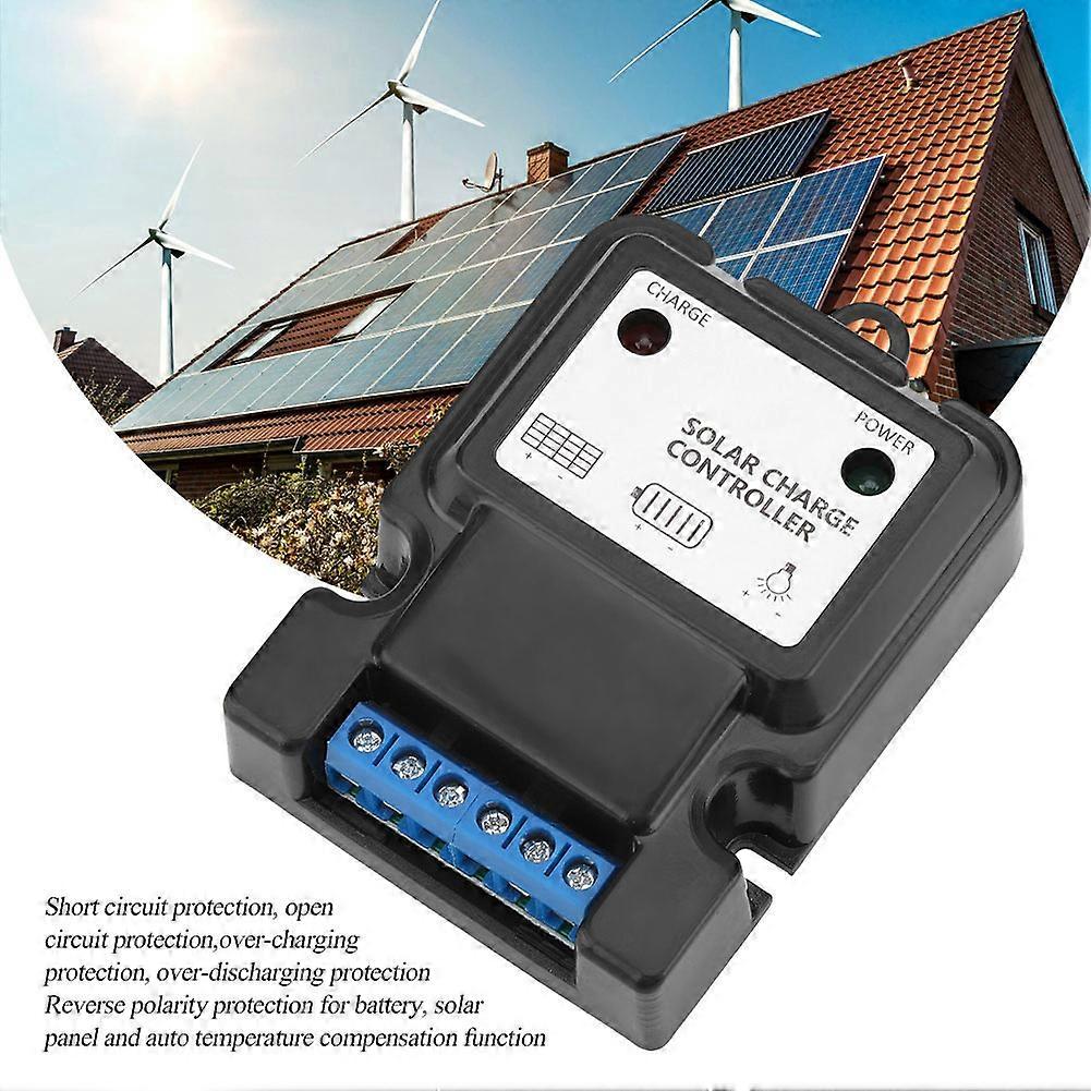 3S6V/12V3A PWM Solar Energy Controller Intelligent Charge Discharge Regulator