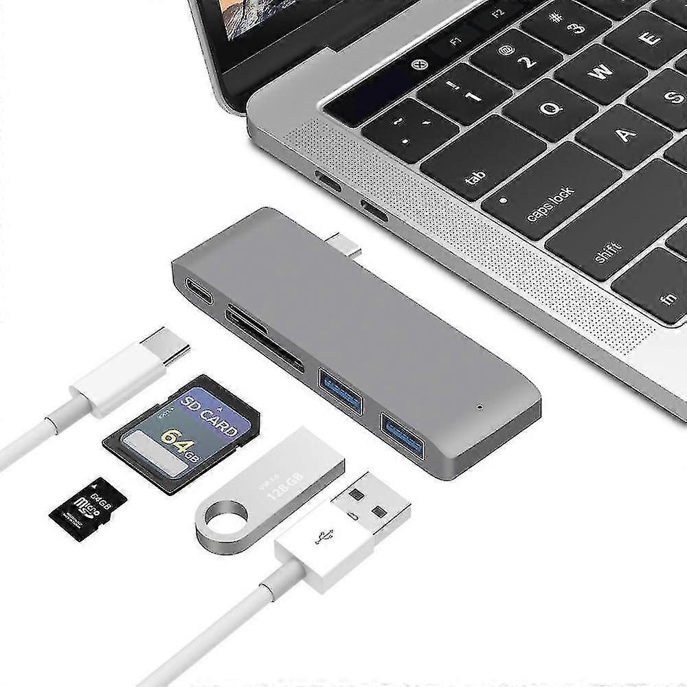 New Macbook Hub Hub Converter Usb-C To Hdmi Splitter Type-C Docking Station Card Reader