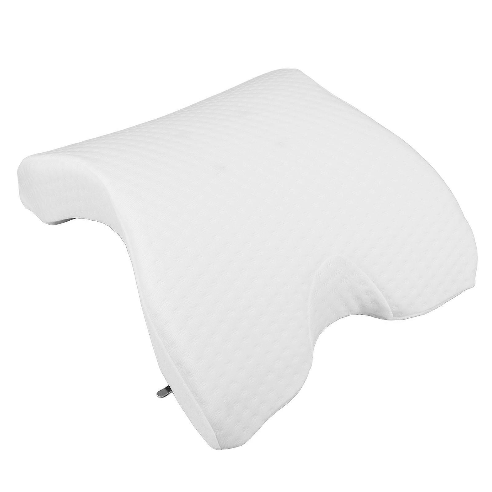 Arm Pillow Slow Rebound Pressure Memory Foam Arched U Shape White Cuddle Pillow Gift for G Compatible Travel Sleeping