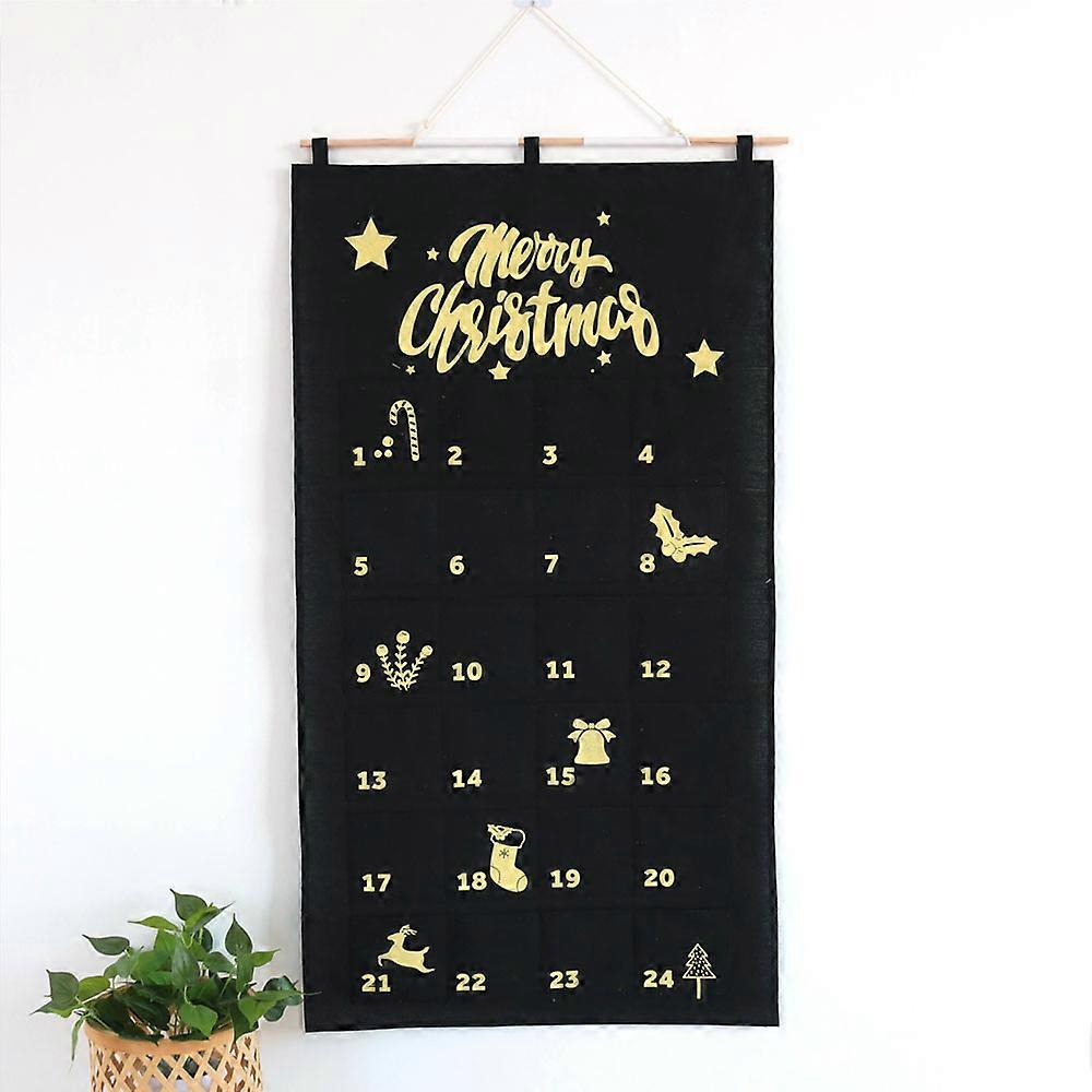 24 Advent calendars to fill made of fabric 2024, Advent calendar tapestry hanging for wall door decoration Christmas calendar fabric bag for children