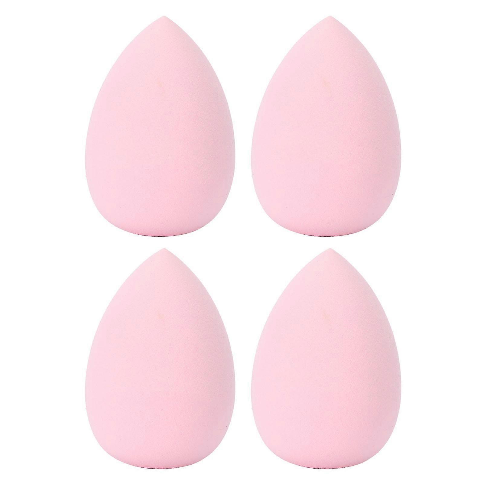 4pcs Portable Dual Use Makeup Puff Set - STAGENIUS Soft Powder Puff for Wet and Dry Application