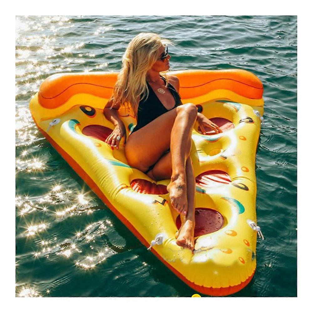 Aufblasbare Pizza Floating Bed Floating Mat Row