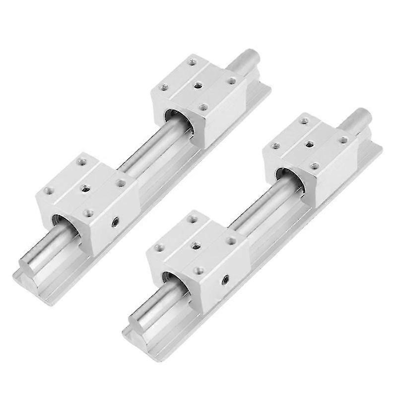 Linear Bearing Slides Kit, Slide Guide Shaft Linear Rail + Bearing Block Cnc Parts Botao-shdsa