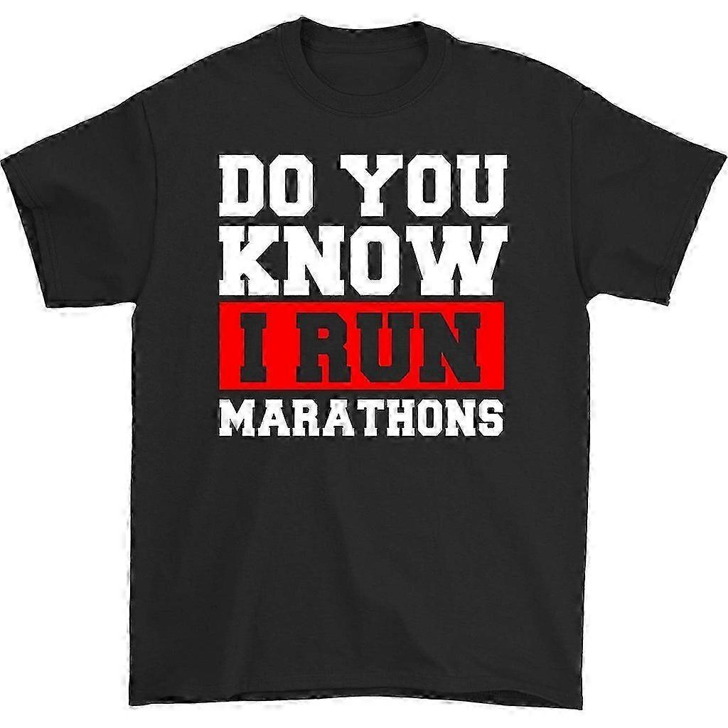 Do You Know I Run Marathons Crew Neck T-Shirt