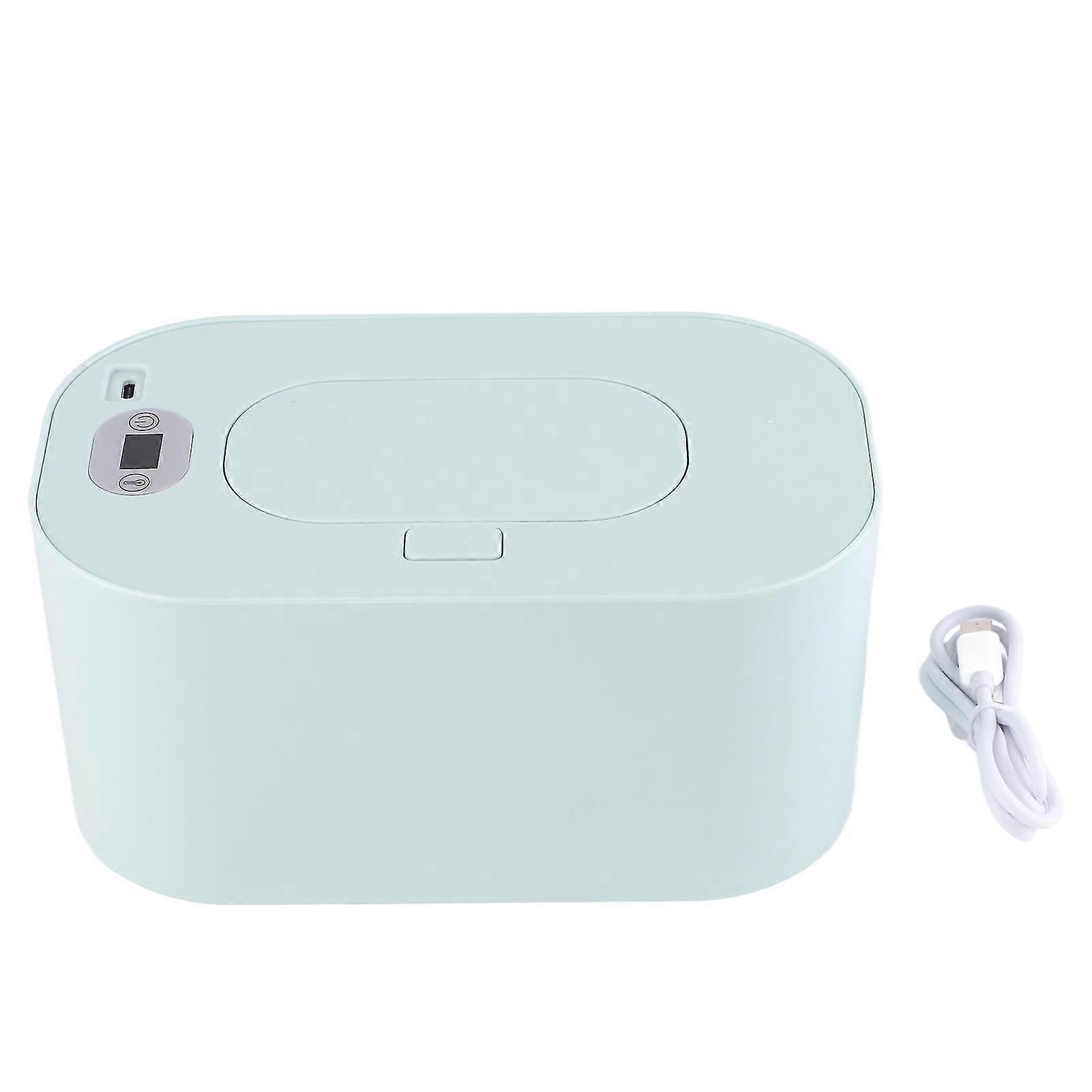 Adjustable Temperature Wireless Charging Baby Wipe Warmer in Green