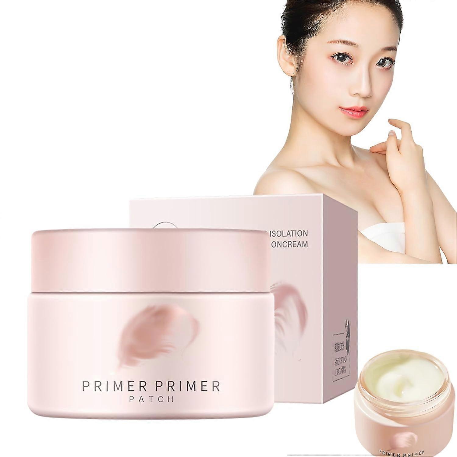 Invisible Pore Concealer Lang anhaltender Primer, Gesichts-Make-up-Primer, Porenloser Kitt-Primer, Unsichtbare Pore Wasserdichte Make-up-Isolations-Concealer-Creme