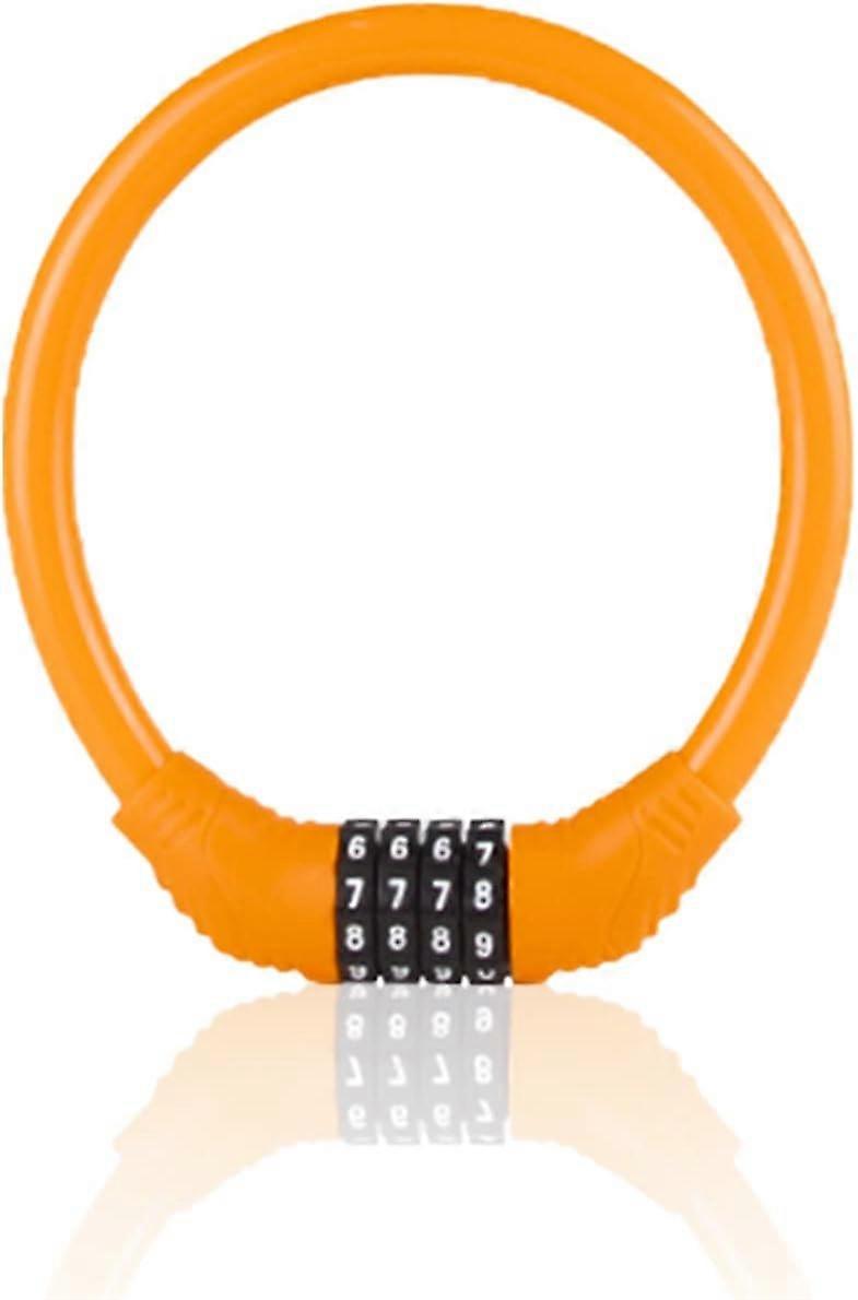 Bicycle Lock 4 Digits Resettable Mini Combination Combination Bicycle Lock