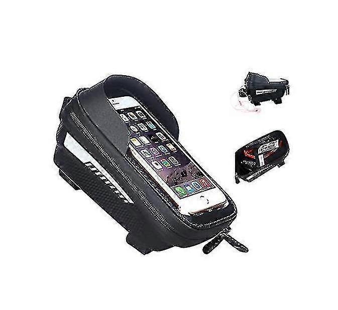 Waterproof Bicycle Frame Packet Mobile Phones Package Gps Bike Rack - Bicycle Bossing Hard Eva Navi Pressure Handlebar Bag Tpu Touch Screen With Visor