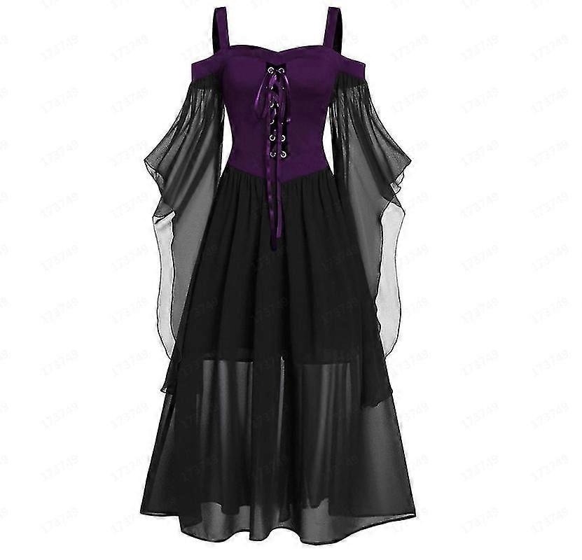 Ladies Mesh Sling Drop-shoulder Dress
