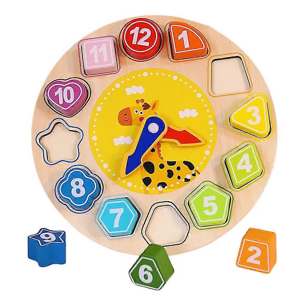 Telling Time Teaching Clock With Movable Hands For Classroom Teaching Aids
