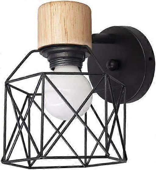 nordic led black wall light