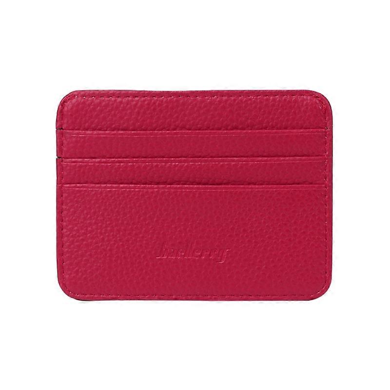 6 Kleuren Kaarthouder Heren Business Pocket Slanke Dunne ID Creditcard Geldhouder Portemonnee Kunstleer Man Kaarthouder Portemonnees