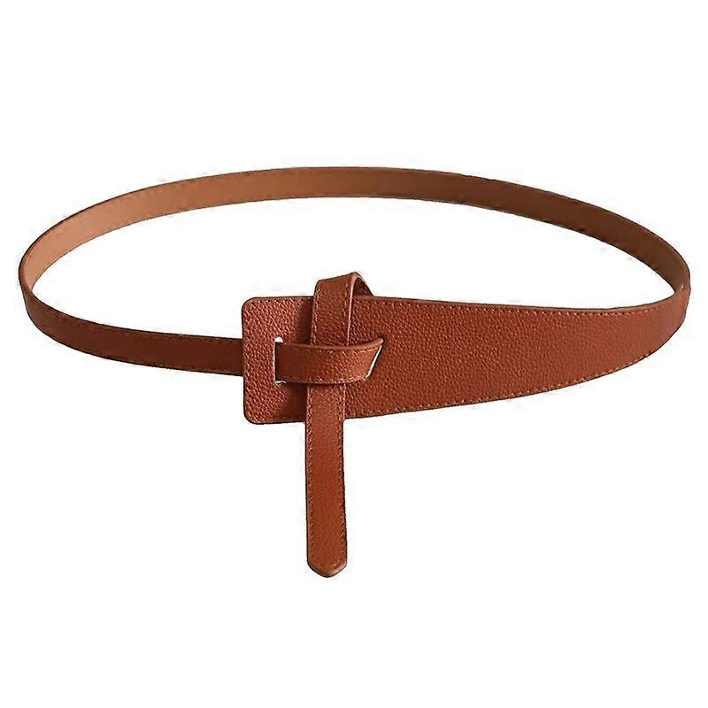 חגורות קשר רחב לנשים עור חגורת מחוך שמלה ארוכה מעיל אביזרים ליידי רצועות מותן