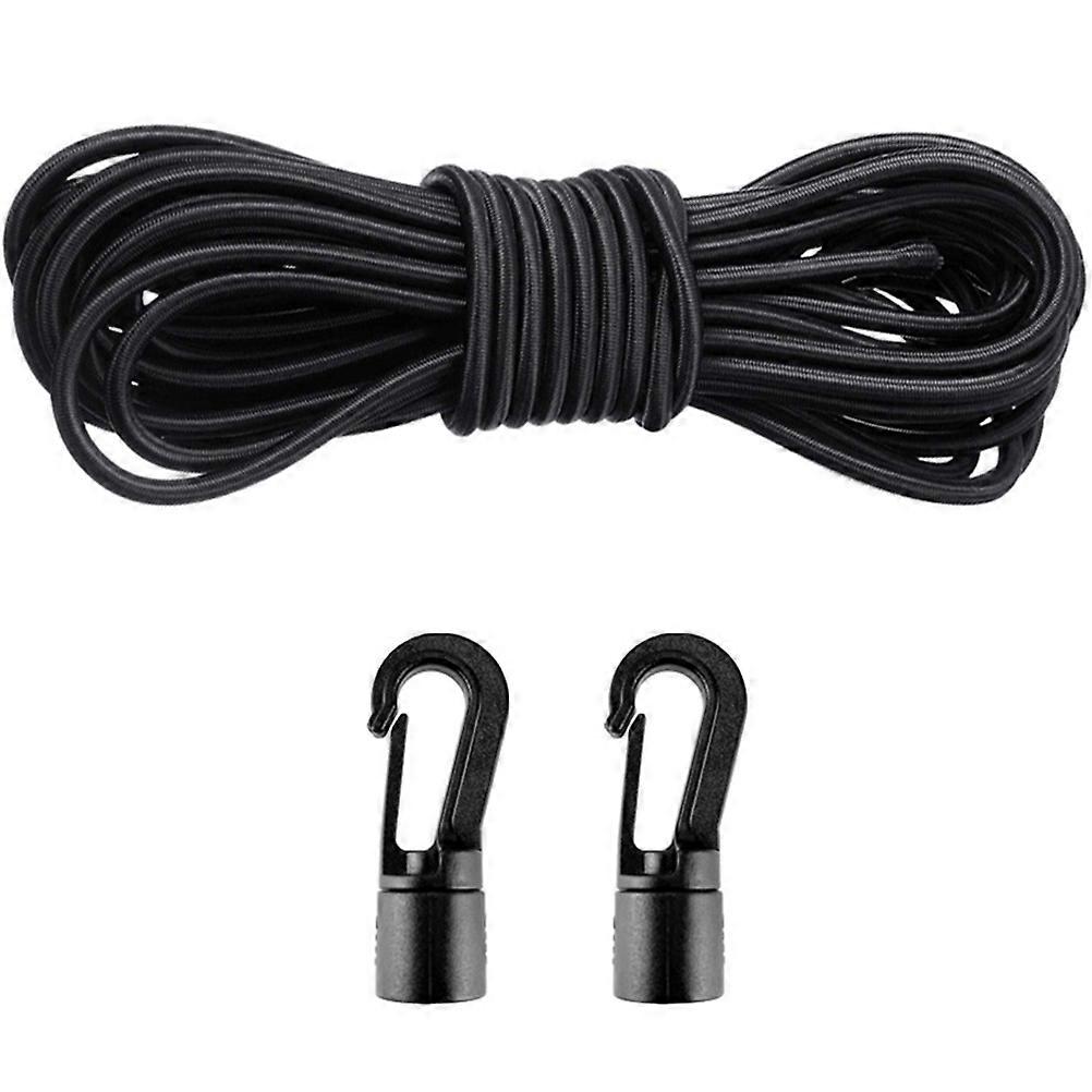 1 Set Kayak Bungee Cord Boat Bungee Cord Kit Elastic Bungee Cord Shock Cord with Hooks