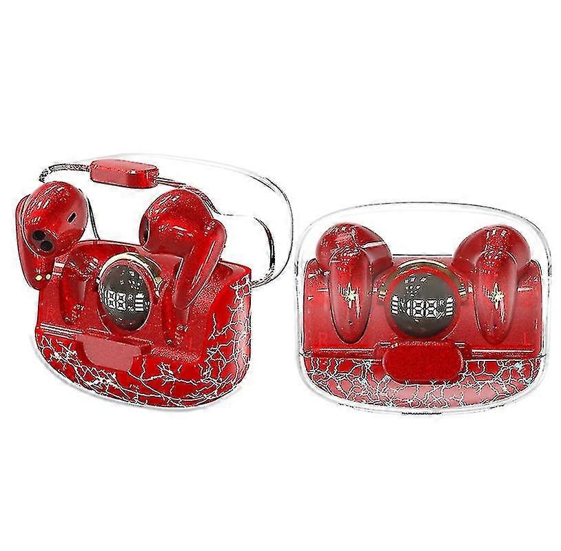 Tws Wiress Bluetooth Headset Transparent White