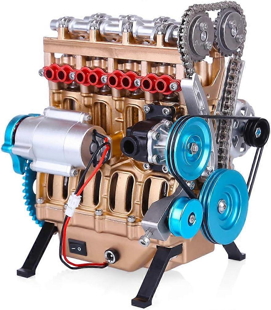 Resin Car Engine Model Kit Home Decor Ornaments Desktop Engine Statue