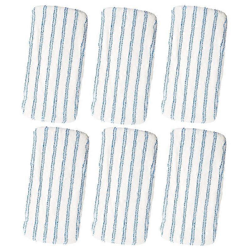 6Pcs Replacement Microfiber Scrub Pads Fit for O-Cedar Dual Action Microfiber Flip Mop
