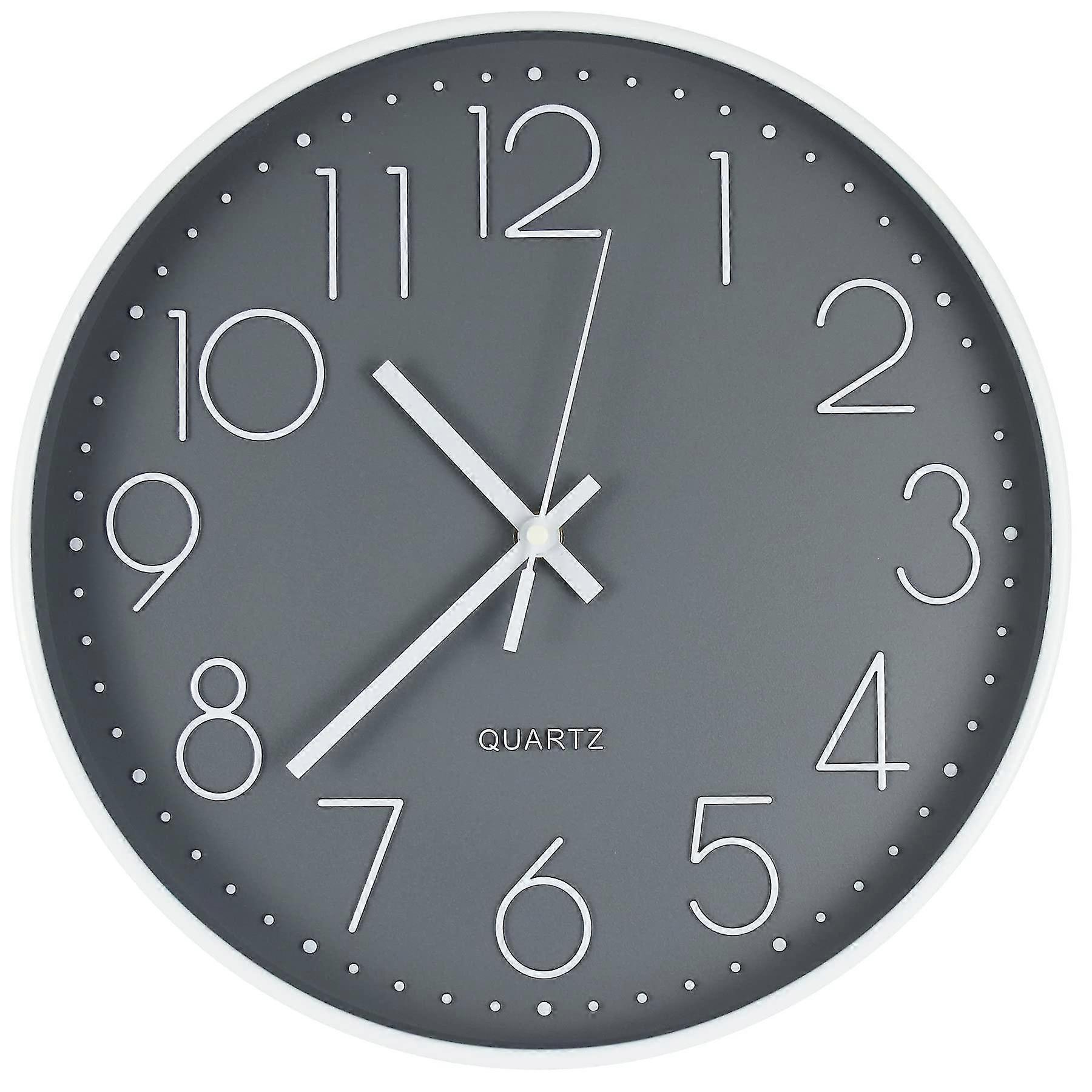 Large Silent Non Ticking Quartz Wall Clocks, Wall Clock, 12"