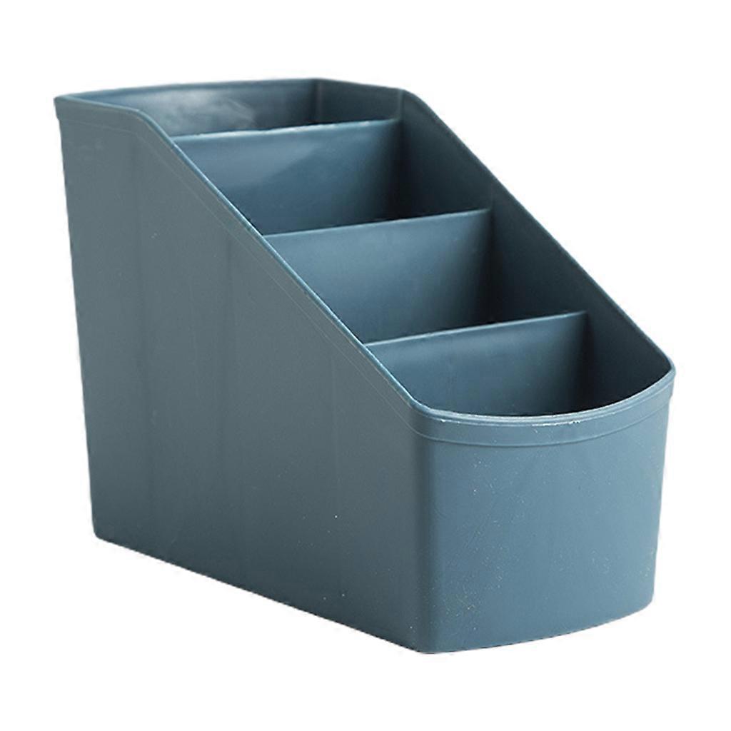 Multi-Lattice Cosmetic Storage Box Remote Control Holder Container 4 Grid