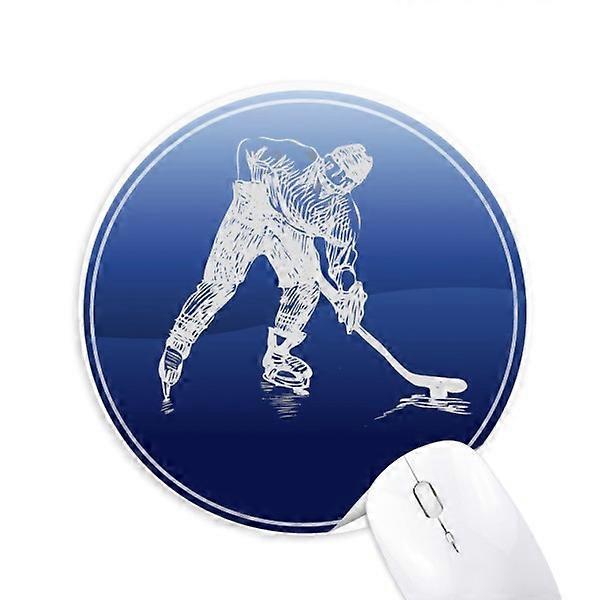 Winter Sport Watercolor Mouse Pad