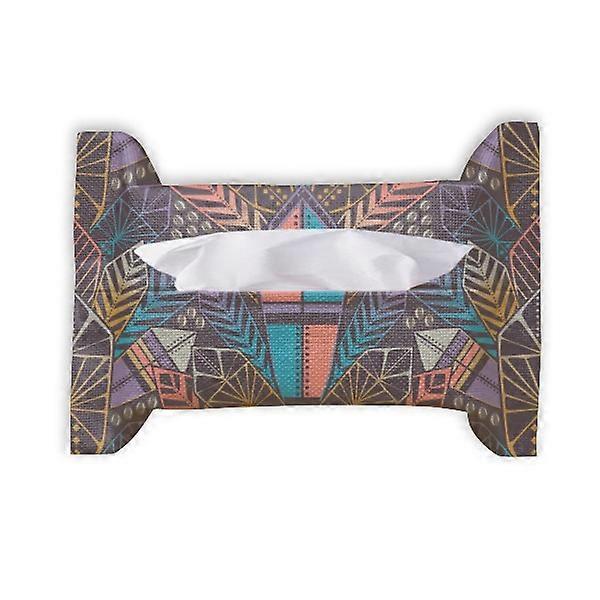 Colorful Building Symmetric Pattern Paper Towel Tissue Bag Napkin Bumf