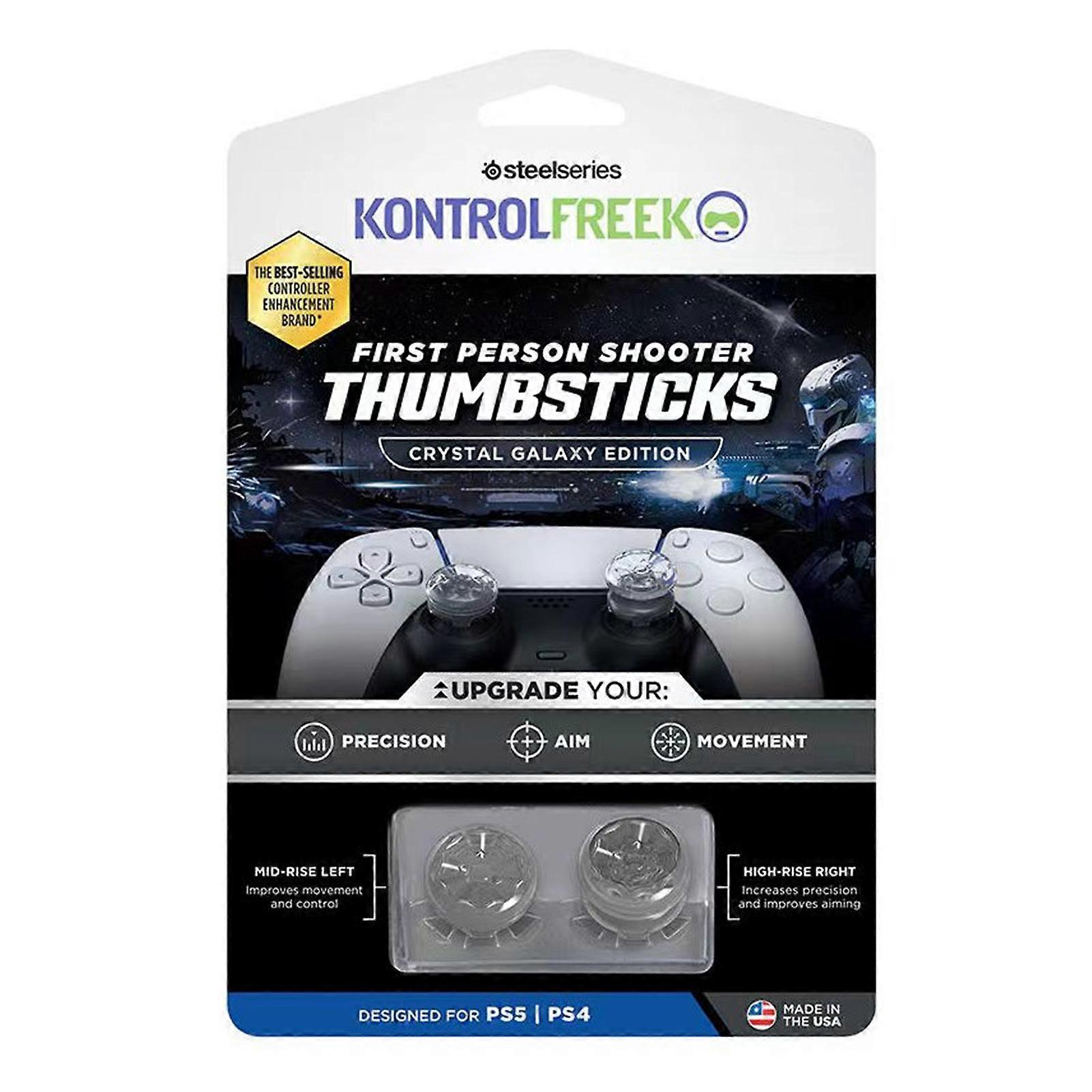 No-Slip Thumb Grips for Universal Game Controllers, Enhanced Grip for Gaming
