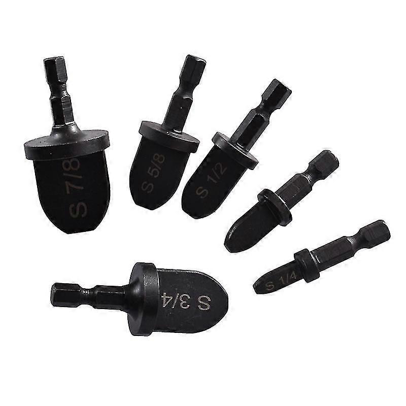 Electric Expander Hexagonal Handle Black Imperial Copper Pipe Expander Set Air Conditioning Copper Pipe Expander (1set (6pcs))