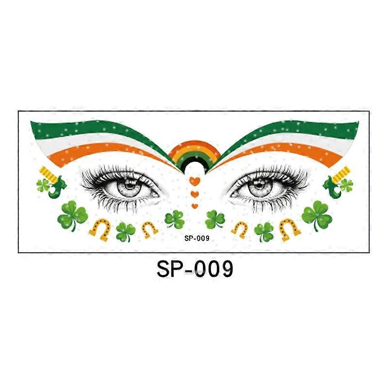 St. Patrick's Day Party Face Sticker Set (20 Sheets)