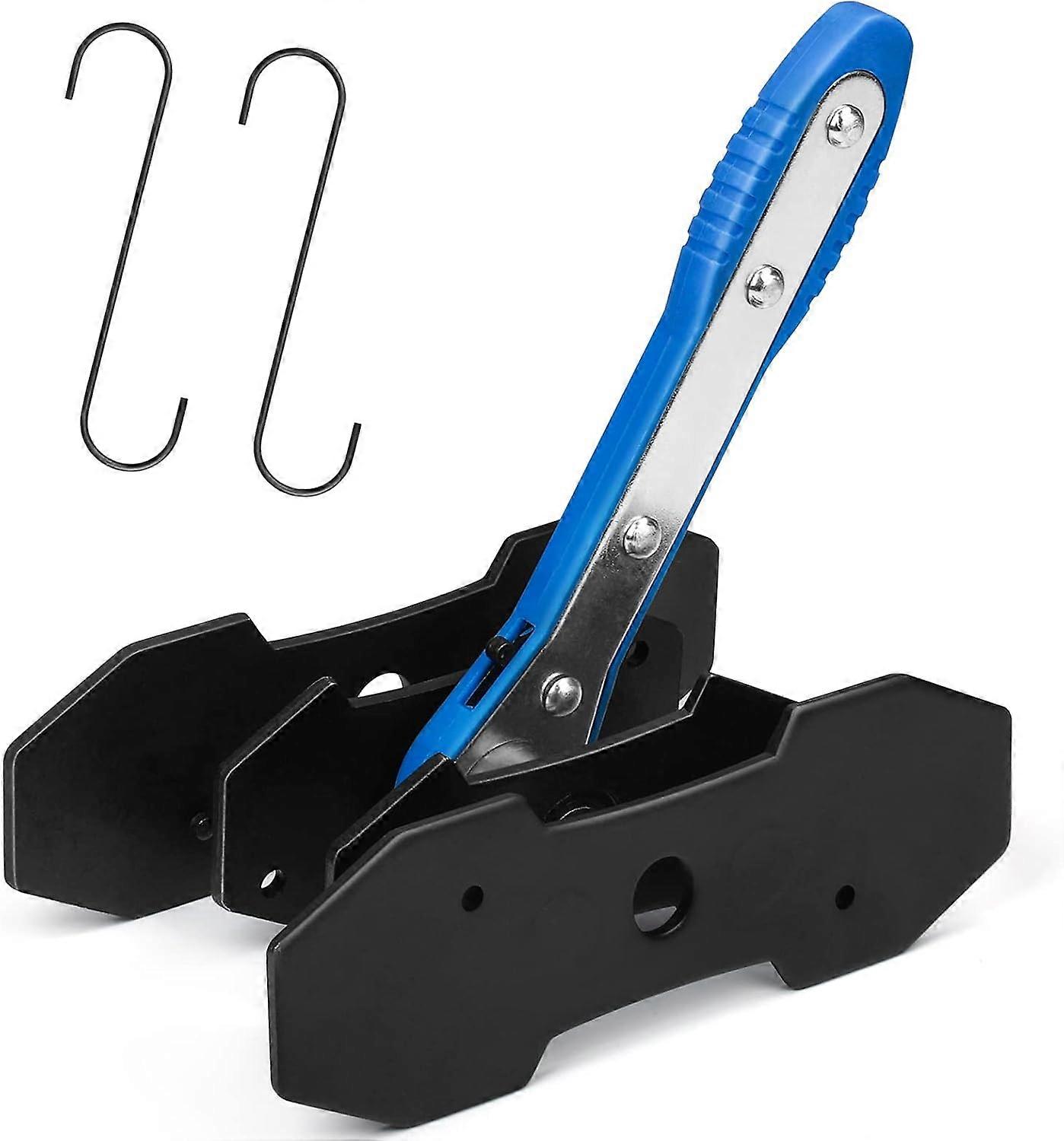 Automotive Brake Caliper Press Tool 2 PCS Set, Heavy-Duty Blue, Compatible with Most Vehicle Models