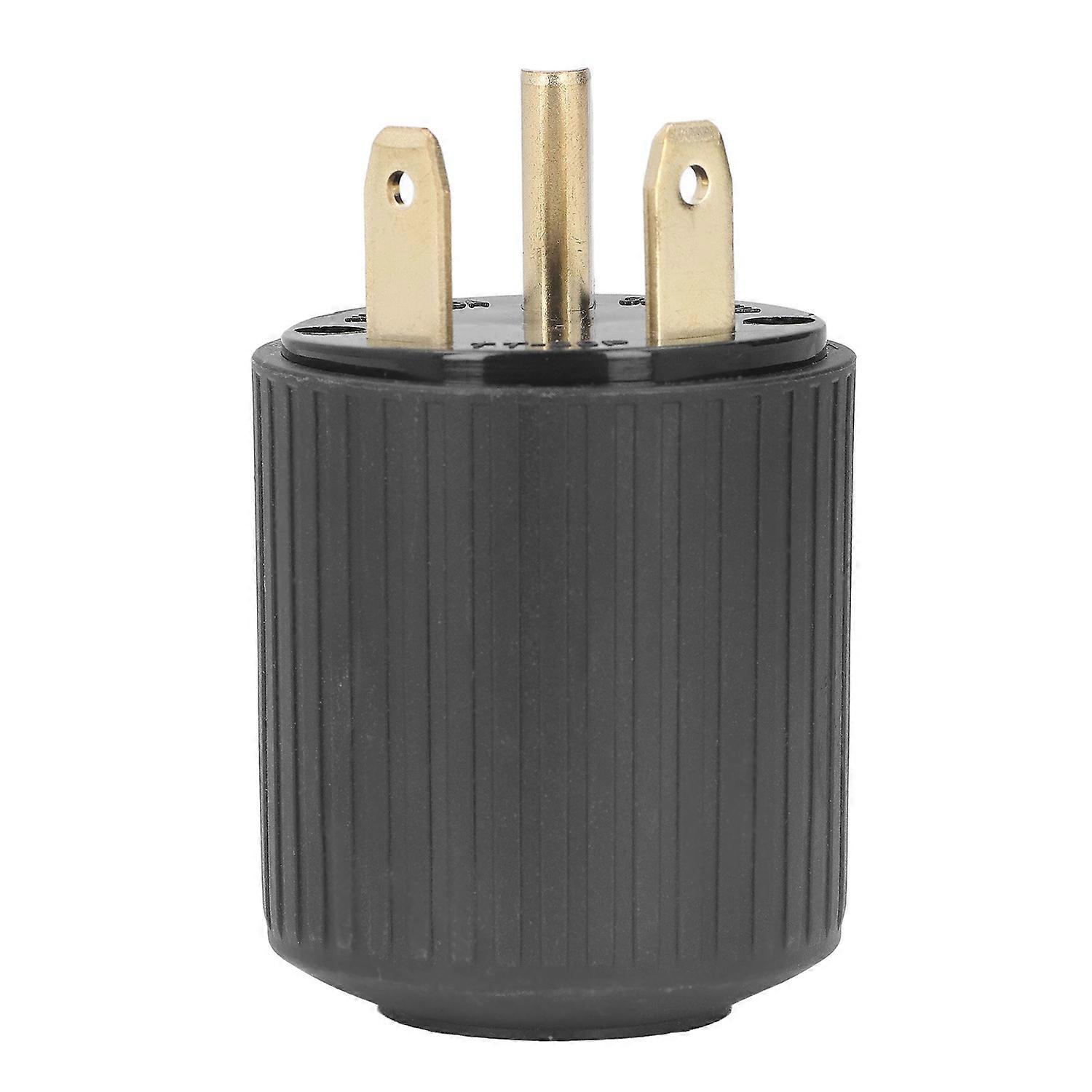 Locking Plug US Standard TT‑30P to L5‑30P Brass Contact Adapter 30A 125V for Appliances