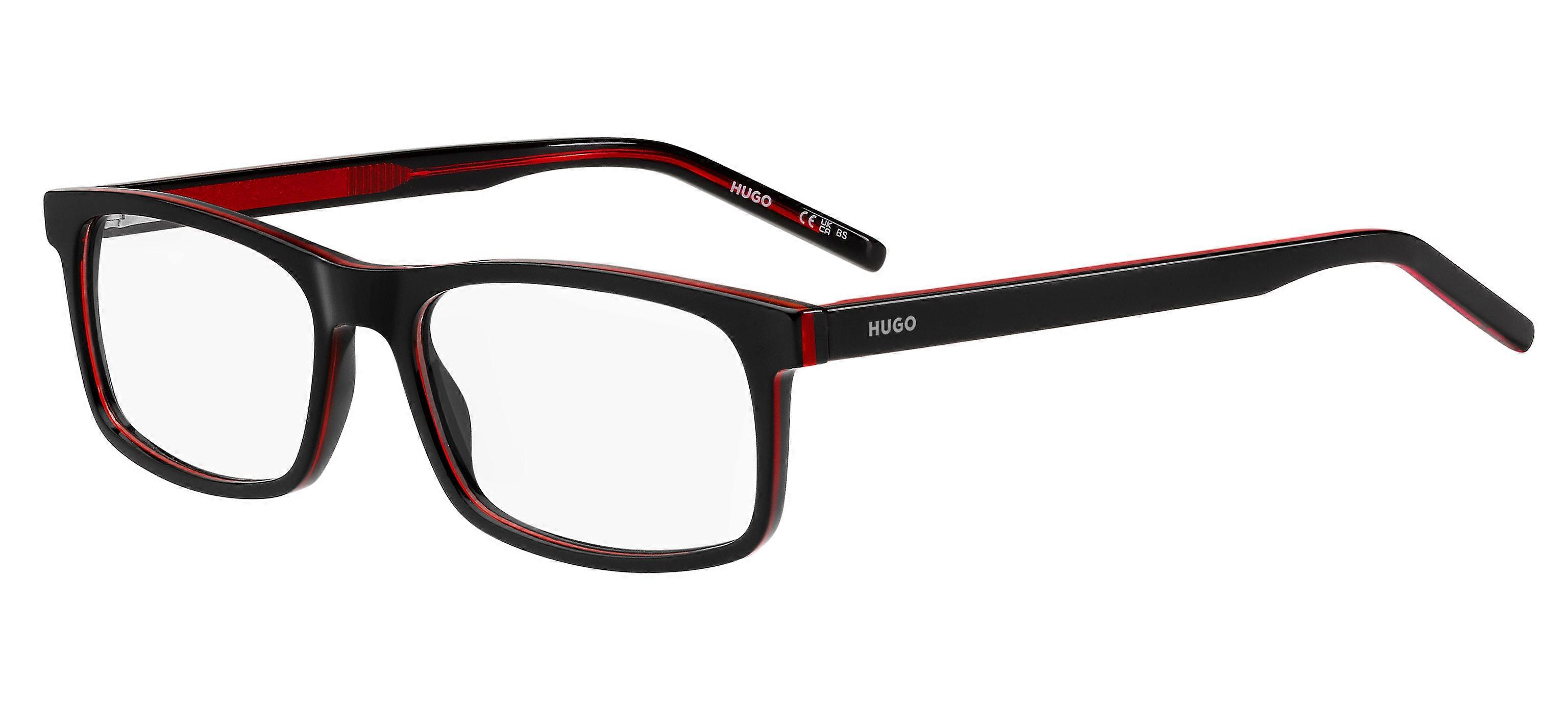 Eyewear Frames HUGO HG 1004 OIT BLACK RED 54/17/145 MAN
