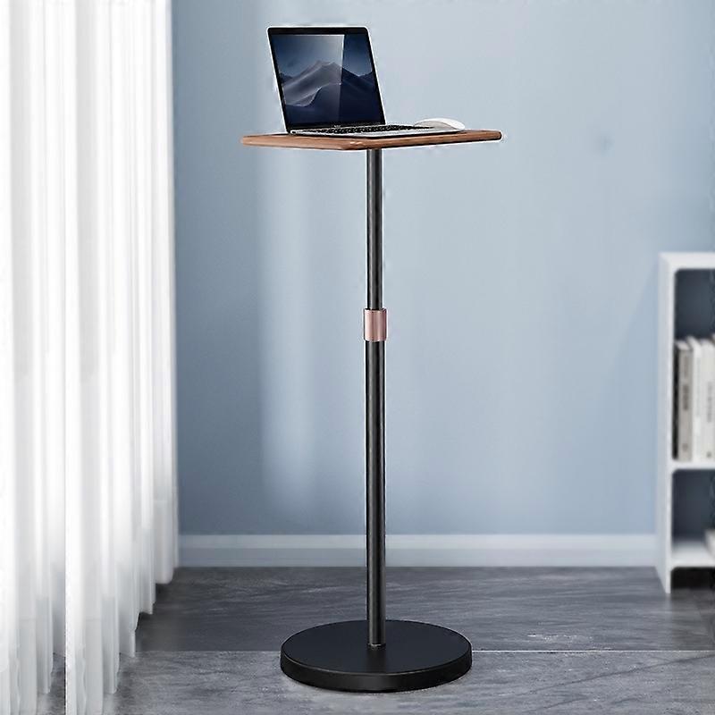 SSKY Laptop Stand Computer Height Frame, Color: Walnut L42 Walnut