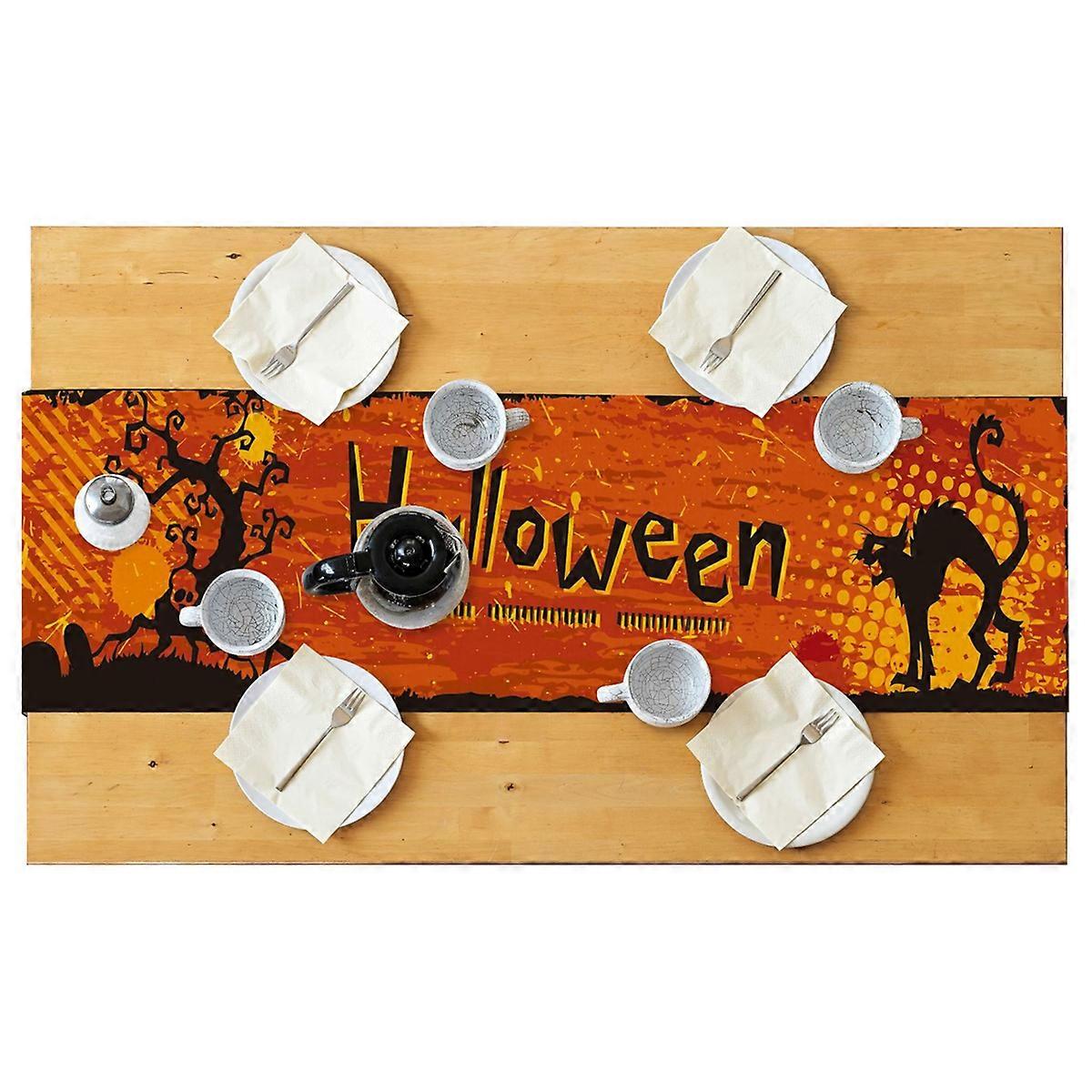 Table Runner, Halloween, Kitchen, Festival Decoration