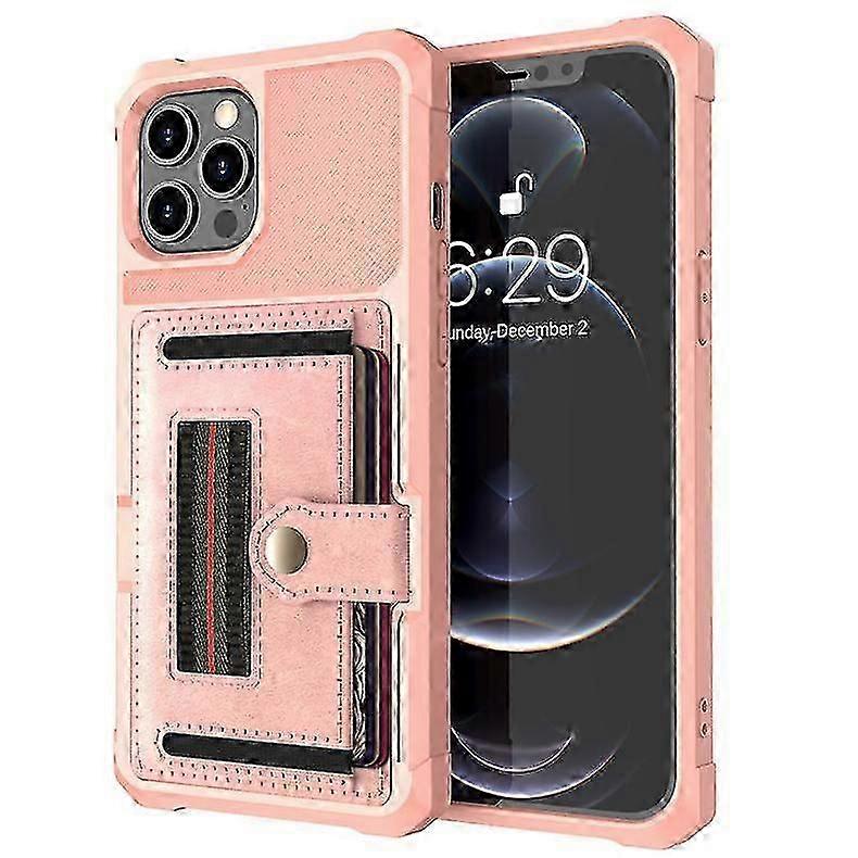 multi-function anti-fall case compatible with iphone 12 12pro 11 11pro with card holder