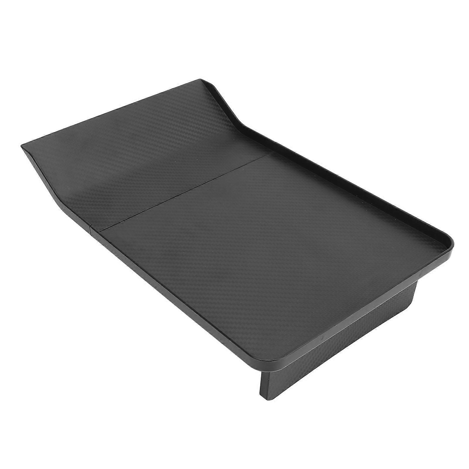 Console storage bin for Tesla Model 3 - black ABS organizer tray
