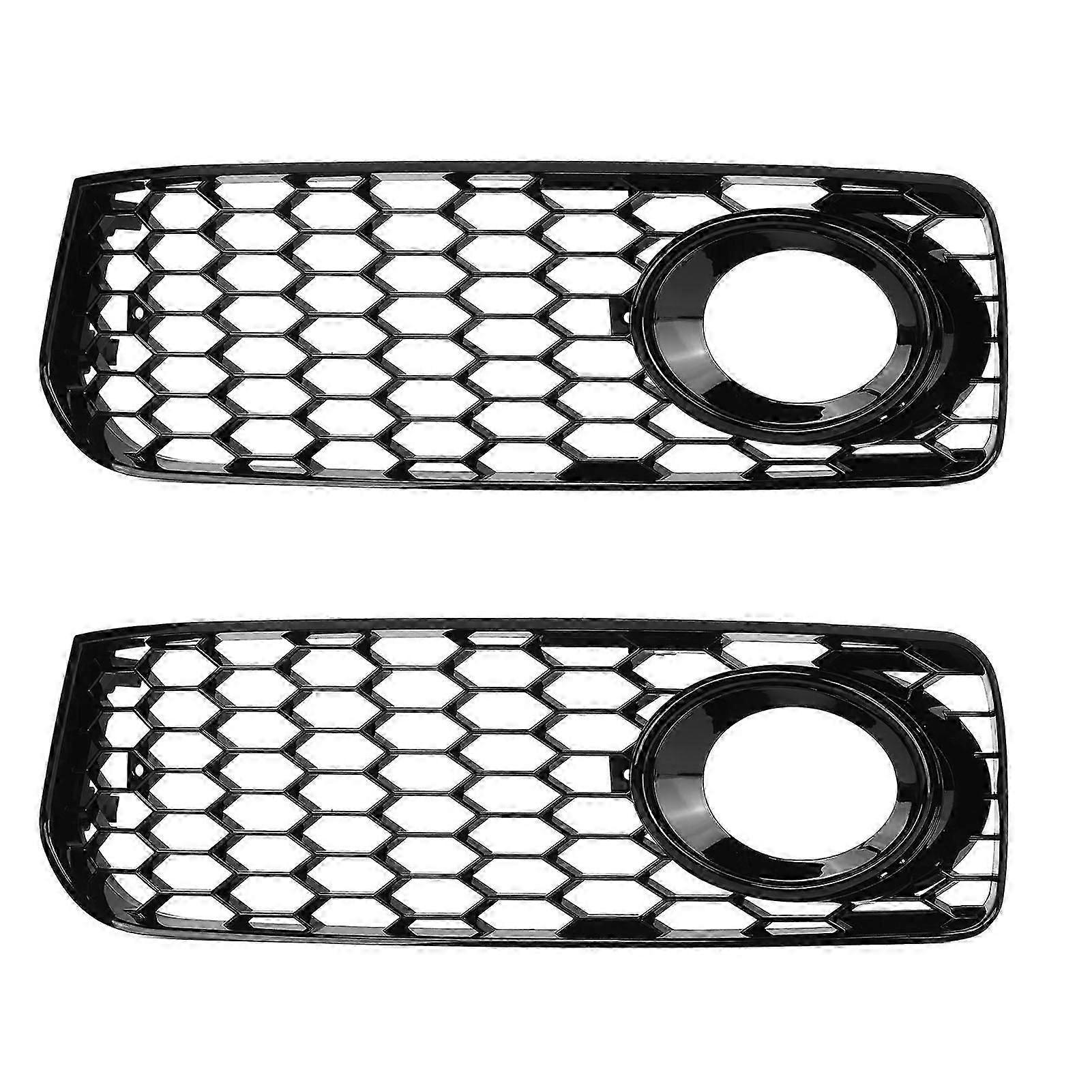 2pcs Fog Light Frame Bright Black Carbon Fiber Colorfast Tough Scratch Resistant Replacement For F85 X5m F86 X6m