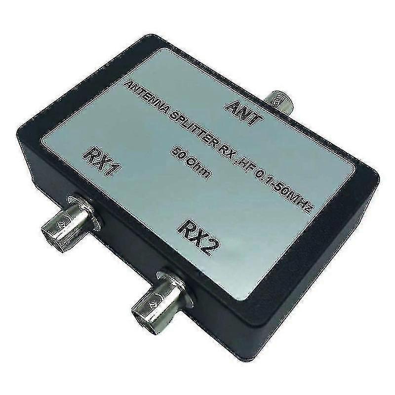 Portable Antenna Splitter Rx Hf 0.1-50 Mhz 50ohm Bnc Connectors For Tv Satellite