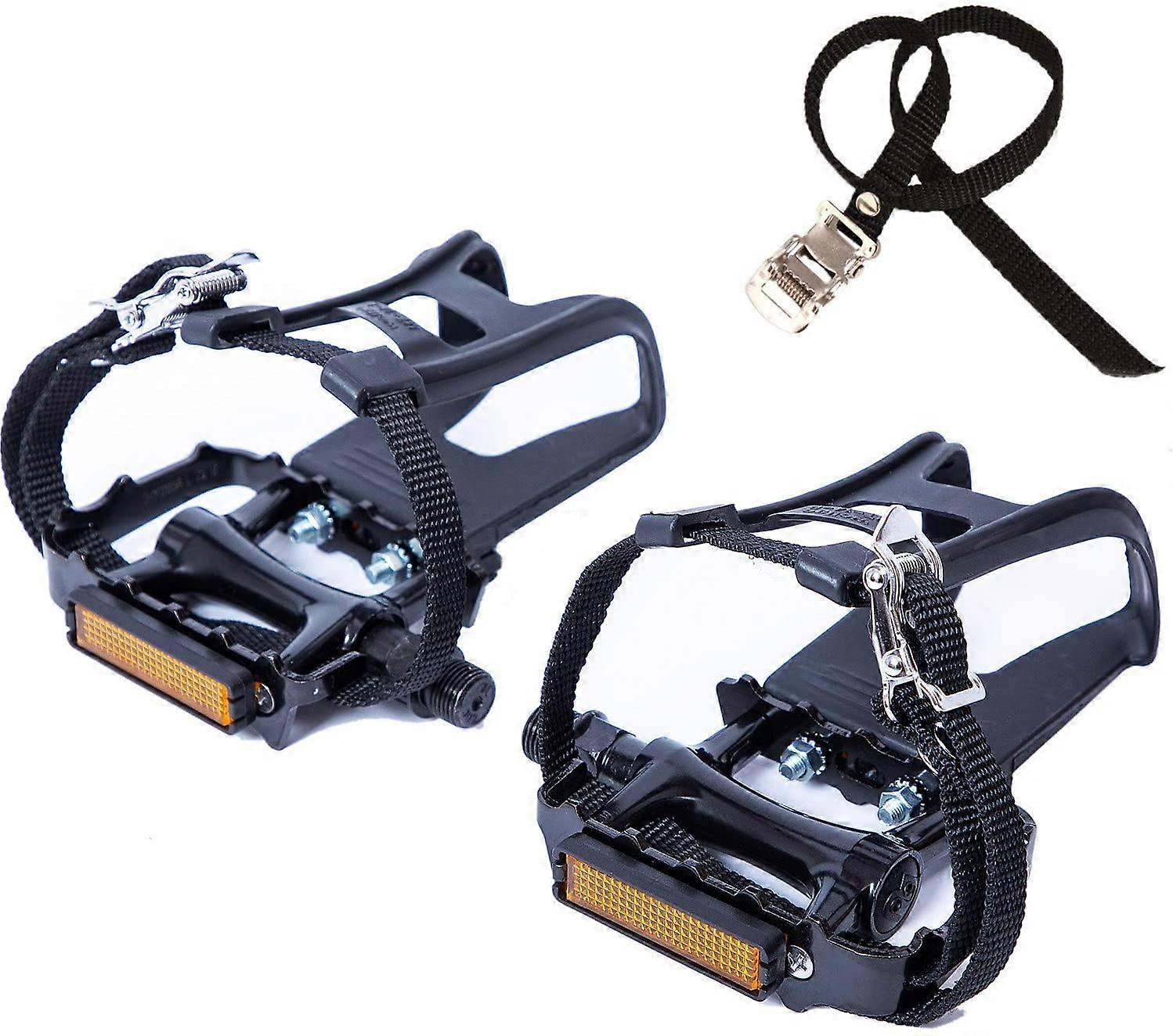 Exercise Bike Pedal 9/16 Inches for Indoor Cycling Workouts Compatible with Standard Fitness Bikes and Adjustable Crank Systems