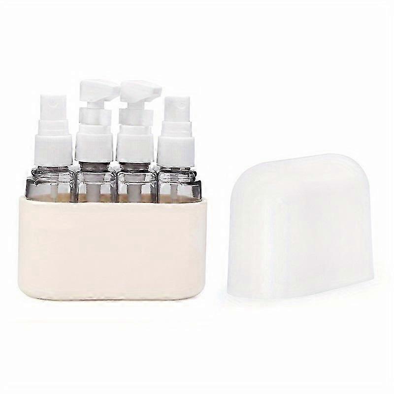 Leak-Proof 4-in-1 Travel Dispenser: Compact, Multi-Purpose Toiletry Container Set